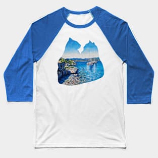 Blue Lagoon Baseball T-Shirt